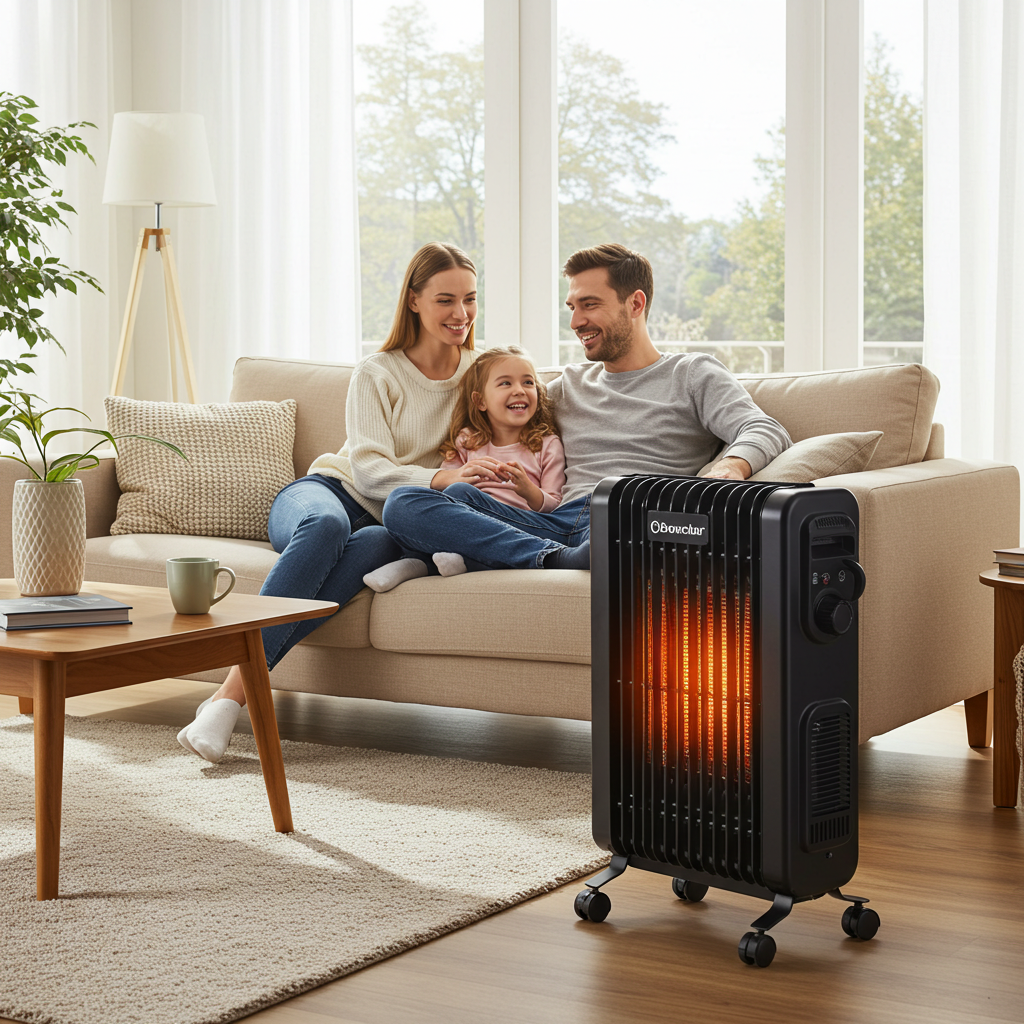 Aquecedor Elétrico a Óleo Bravolar Comfort Heat - Preto Fosco - Bivolt