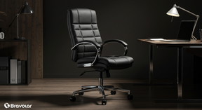 Cadeira Presidente Bravolar Comfort – Elegância, Conforto e Poder em Cada Detalhe