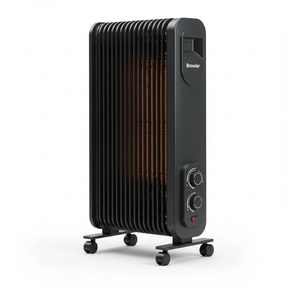Aquecedor Elétrico a Óleo Bravolar Comfort Heat - Preto Fosco - Bivolt