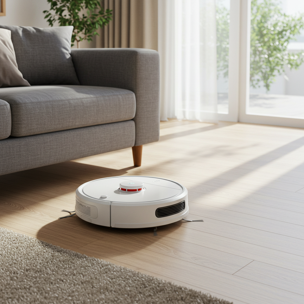 Robô Aspirador Inteligente Branco Clean - Bravolar