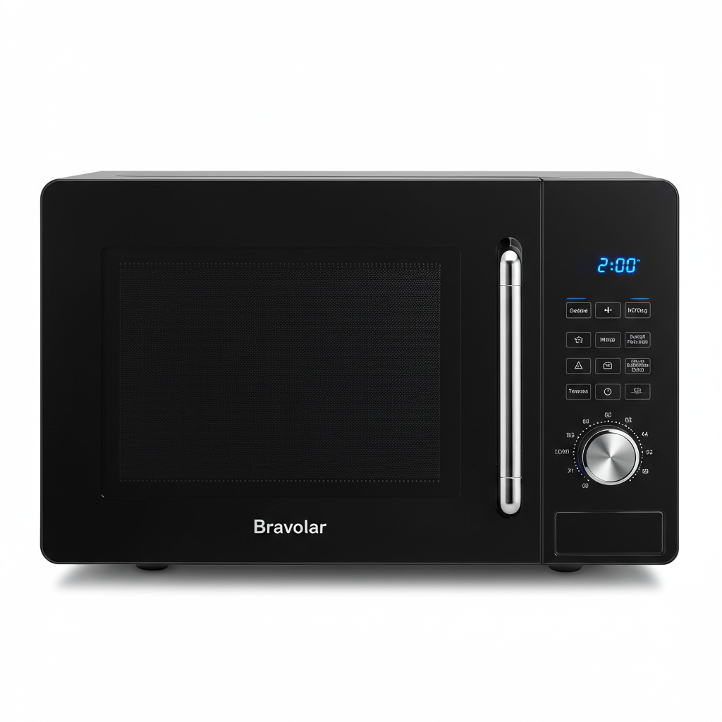 Micro-ondas Espelhado 20L com Painel Digital Bivolt - Bravolar